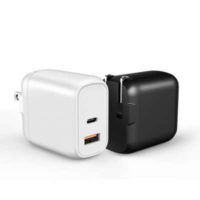 Dual Port 18W USB Type-C PD&QC3.0 Wall Charger